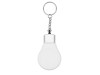 Брелок-рулетка для ключей Лампочка, белый/серебристый, арт. 709526 фото 5 — Бизнес Презент