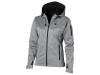 Куртка софтшел Match женская, серый/черный, арт. 3330790L фото 1 — Бизнес Презент