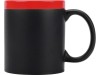 Кружка с покрытием для рисования мелом Да Винчи, черный/красный, арт. 879851 фото 3 — Бизнес Презент