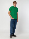 Рубашка поло мужская Summer 170, ярко-зеленая, арт. 1379.920 фото 11 — Бизнес Презент