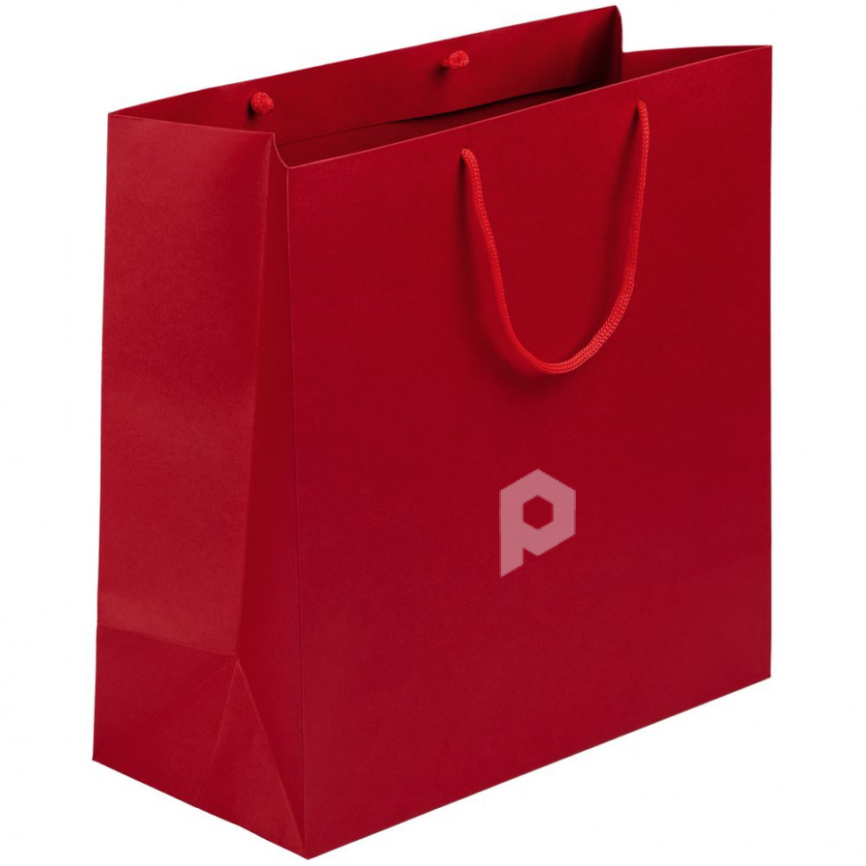 Пакет бумажный Porta L, красный, арт. 13223.50 фото 1 — Бизнес Презент