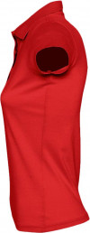 Рубашка поло женская Prescott Women 170, красная, арт. 6087.501 фото 3 — Бизнес Презент