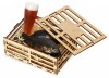 Набор мыла ручной работы Пиво и рыба, в деревянной коробке, арт. 123630 фото 1 — Бизнес Презент