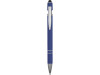 Ручка металлическая soft-touch шариковая со стилусом Sway, ярко-синий/серебристый, арт. 18381.12 фото 2 — Бизнес Презент