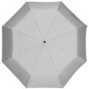 Зонт складной Manifest со светоотражающим куполом, серый, арт. 12368.11 фото 1 — Бизнес Презент
