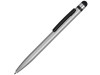 Ручка-стилус металлическая шариковая Poke, серебристый/черный, арт. 13471.00 фото 1 — Бизнес Презент