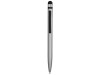 Ручка-стилус металлическая шариковая Poke, серебристый/черный, арт. 13471.00 фото 2 — Бизнес Презент