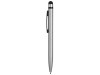Ручка-стилус металлическая шариковая Poke, серебристый/черный, арт. 13471.00 фото 3 — Бизнес Презент