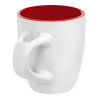 Кофейная кружка Pairy с ложкой, красная с белой, арт. 13138.56 фото 4 — Бизнес Презент