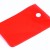 Прозрачный кармашек PVC, красный цвет