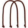 Ручки Corda для пакета M, коричневые, арт. 23109.55 фото 1 — Бизнес Презент