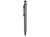 Ручка-стилус металлическая шариковая Poke, серый/черный, арт. 13471.12 фото 3 — Бизнес Презент