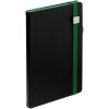Ежедневник Ton Metal, недатированный, черный с зеленым, арт. 16771.39 фото 2 — Бизнес Презент