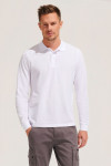 Рубашка поло с длинным рукавом Prime LSL, серый меланж, арт. 03983360XS фото 4 — Бизнес Презент