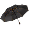 Зонт складной AOC Mini с цветными спицами, оранжевый, арт. 64715.20 фото 1 — Бизнес Презент