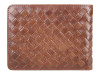 Бумажник Mano Don Luca, натуральная кожа в коньячном цвете, 12,5 х 9,7 см, арт. 191945602 фото 2 — Бизнес Презент