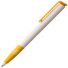 Ручка шариковая Senator Super Soft, белая с желтым, арт. 1204.68 фото 2 — Бизнес Презент