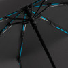Зонт складной AOC Mini с цветными спицами, бирюзовый, арт. 64715.14 фото 2 — Бизнес Презент