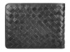 Бумажник Mano Don Luca, натуральная кожа в черном цвете, 12,5 х 9,7 см, арт. 191945601 фото 2 — Бизнес Презент