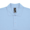 Рубашка поло мужская Spring 210, голубая, арт. 1898.141 фото 3 — Бизнес Презент