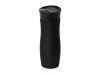Вакуумная термокружка с кнопкой Streamline, Waterline, soft-touch, черный, арт. 810007 фото 2 — Бизнес Презент