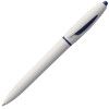 Ручка шариковая S! (Си), белая с темно-синим, арт. 4699.64 фото 1 — Бизнес Презент