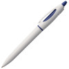 Ручка шариковая S! (Си), белая с темно-синим, арт. 4699.64 фото 2 — Бизнес Презент