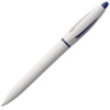 Ручка шариковая S! (Си), белая с темно-синим, арт. 4699.64 фото 3 — Бизнес Презент