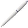 Ручка шариковая S! (Си), белая с темно-синим, арт. 4699.64 фото 5 — Бизнес Презент