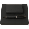 Набор Hugo Boss: визитница с аккумулятором 4000 мАч и ручка, черный, арт. HPBB998A фото 1 — Бизнес Презент
