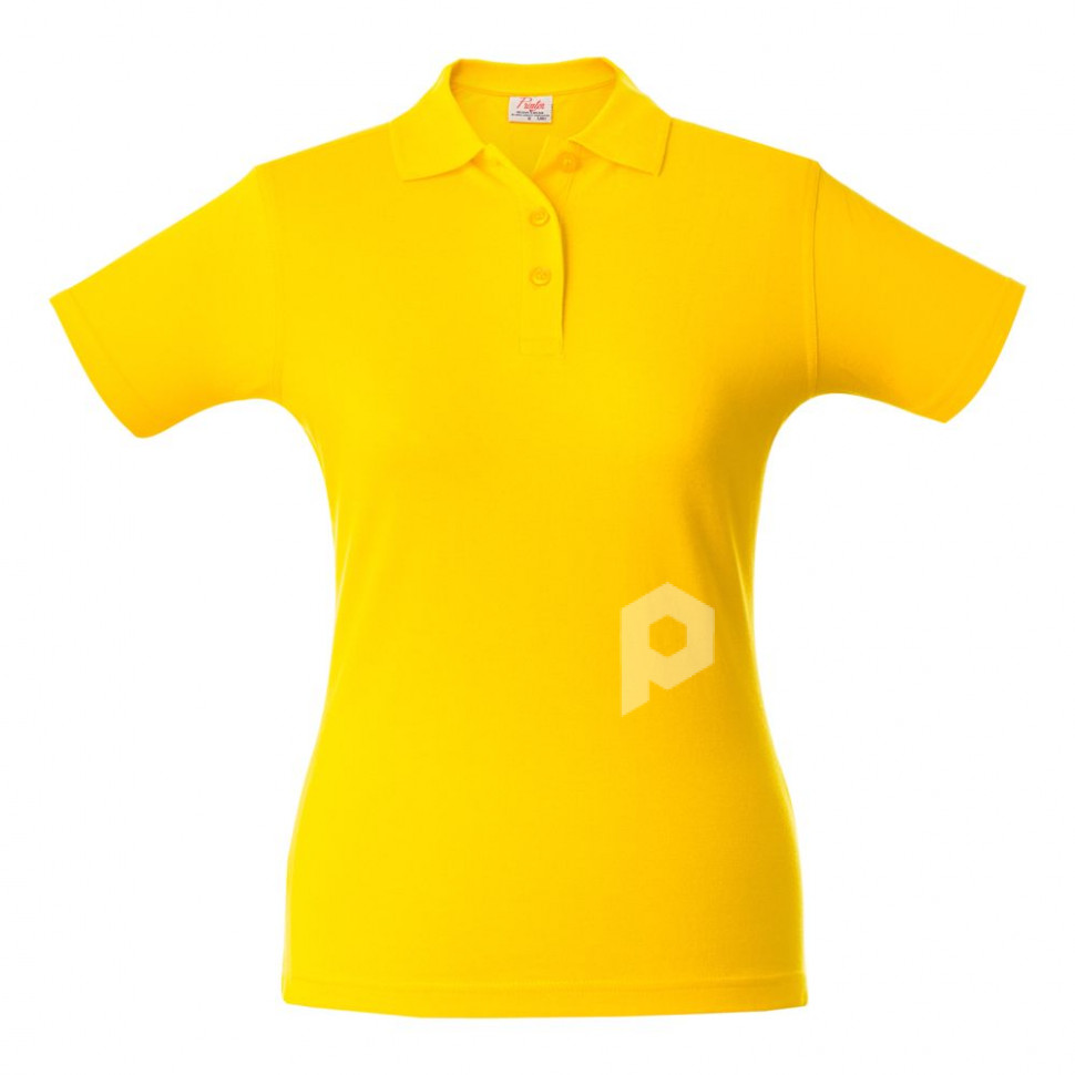 Рубашка поло женская Surf Lady, желтая, арт. 1547.801 фото 1 — Бизнес Презент