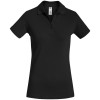 Рубашка поло женская Safran Timeless черная, арт. PW4570021S фото 1 — Бизнес Презент