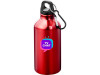 Бутылка Oregon с карабином 400мл, красный (P), арт. 10000205p фото 1 — Бизнес Презент