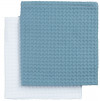 Набор кухонных полотенец Good Wipe, белый с серо-голубым, арт. 11176.61 фото 2 — Бизнес Презент