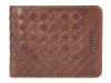 Бумажник Mano Don Luca, натуральная кожа в коньячном цвете, 11 х 8,5 см, арт. 191945202 фото 1 — Бизнес Презент