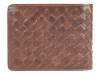 Бумажник Mano Don Luca, натуральная кожа в коньячном цвете, 11 х 8,5 см, арт. 191945202 фото 2 — Бизнес Презент