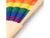 Деревянный веер KEROS с многоцветным принтом, арт. FN3114S1119 фото 3 — Бизнес Презент