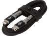 ADAPT MFI-кабель с разъемами USB-C и Lightning , черный, арт. 12425590 фото 7 — Бизнес Презент