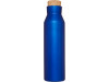 Вакуумная изолированная бутылка с пробкой, cиний, арт. 10053552 фото 2 — Бизнес Презент