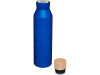 Вакуумная изолированная бутылка с пробкой, cиний, арт. 10053552 фото 3 — Бизнес Презент