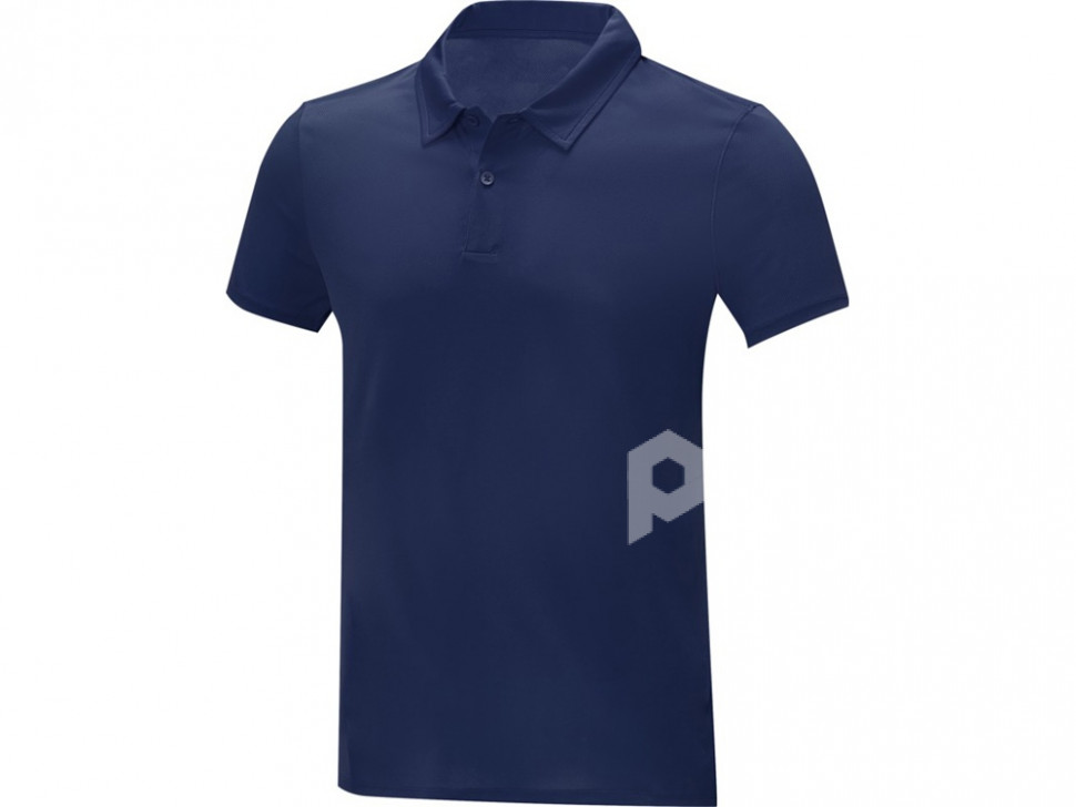 Мужская стильная футболка поло с короткими рукавами Deimos, темно-синий, арт. 3909455XL фото 1 — Бизнес Презент