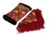 Подарочный набор: Павлопосадский платок, муфта, красный/разноцветный, арт. 74782 фото 1 — Бизнес Презент