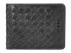 Бумажник Mano Don Luca, натуральная кожа в черном цвете, 11 х 8,5 см, арт. 191945201 фото 1 — Бизнес Презент