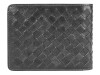 Бумажник Mano Don Luca, натуральная кожа в черном цвете, 11 х 8,5 см, арт. 191945201 фото 2 — Бизнес Презент