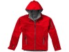 Куртка софтшел Match мужская, красный/серый, арт. 3330625M фото 5 — Бизнес Презент
