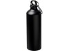 Матовая спортивная бутылка Pacific объемом 770 мл с карабином, черный, арт. 10064000 фото 1 — Бизнес Презент