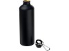 Матовая спортивная бутылка Pacific объемом 770 мл с карабином, черный, арт. 10064000 фото 3 — Бизнес Презент