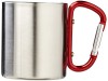 Термокружка с ручкой-карабином Alps 200мл, красный, арт. 10056302 фото 2 — Бизнес Презент