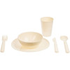Набор посуды для пикника на 6 персон Picnic, бежевый, арт. 19000.10 фото 4 — Бизнес Презент