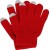 Перчатки для сенсорного экрана, красный, размер L/XL